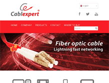 Tablet Screenshot of cablexpert.com